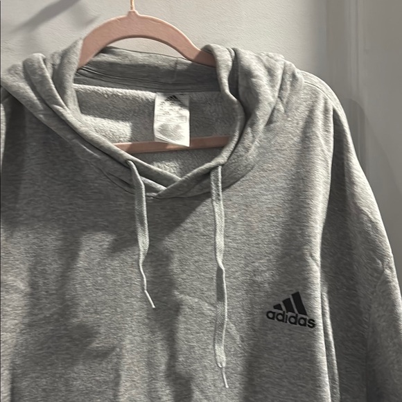 adidas Other - 🦸‍♂️Big & Tall -Adidas Gray Sweatshirt Classic Hoodie Design- 3XLT